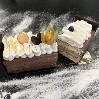 Bûche poire/chocolat